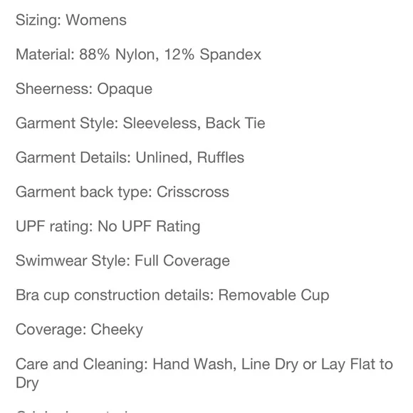 🏝️PLUNGE RUFFLE LOW BACK SWIMSUIT - Picture 10 of 10